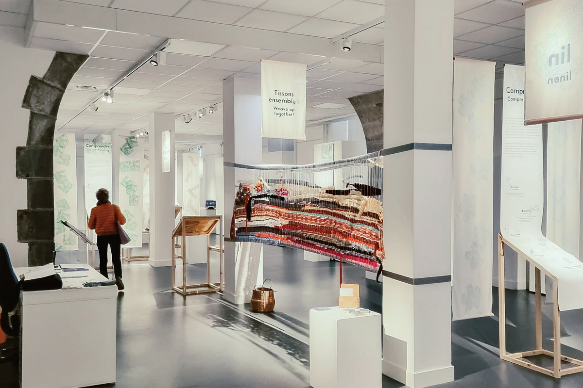 Photography of the exhibition design in Clermont-Ferrand