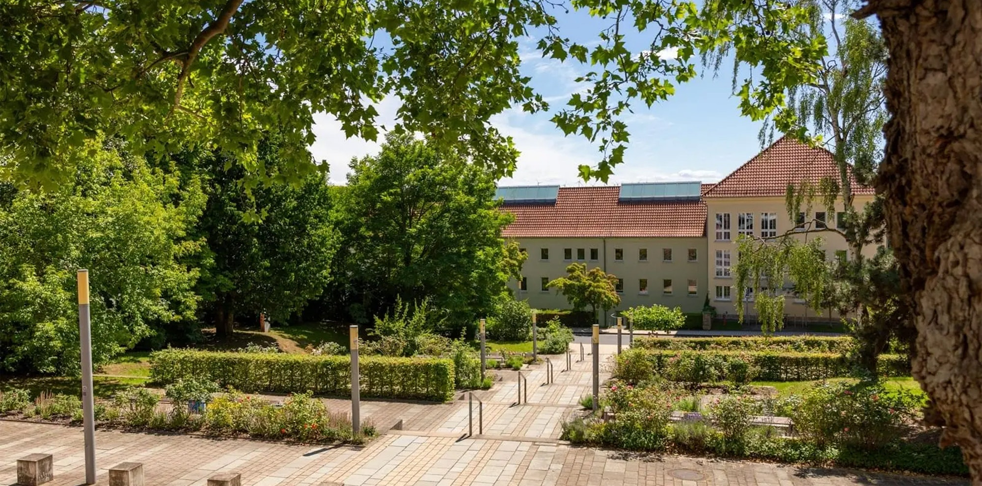 Photography of the HSN campus.
